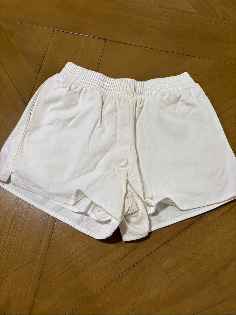 art class Cream Elastic-Waist Girls' Casual Shorts